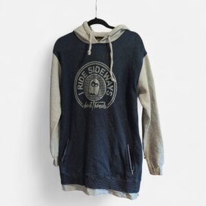 Shred Threads Long Sleeve Full Zip Logo Hoodie Mens Size L Casual Style Fashion